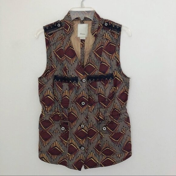Anthropology Elevenses Vest Size Small - Picture 8 of 8